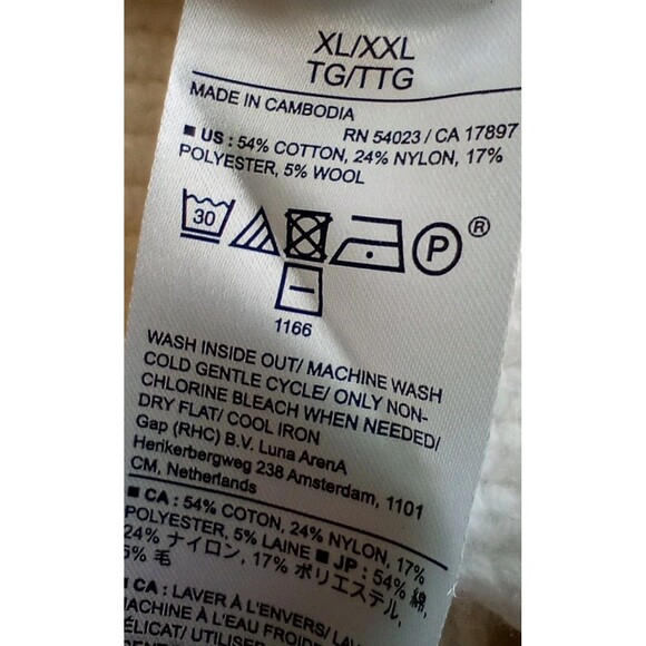 Banana Republic Sweater Vest Womens XL XXL Oversized Thick Cozy VNeck Ribbed - Picture 5 of 5